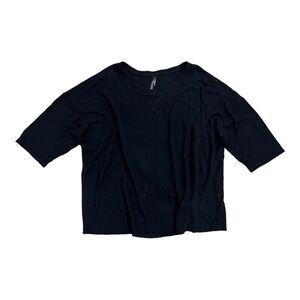 Torrid Sleep Black Waffle Knit Pajama Top 3X